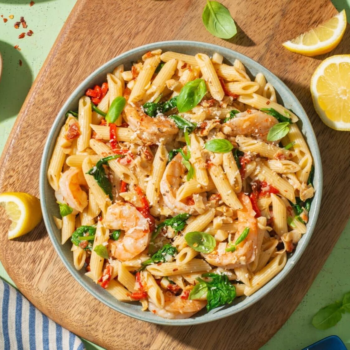 Shrimps Pasta